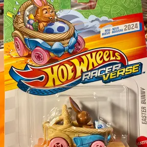 Hot Wheels Racer Verse Easter Bunny diecast replica