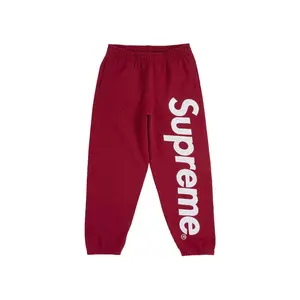 684788 Supreme Satin Appliqué Sweatpant (FW25) Red