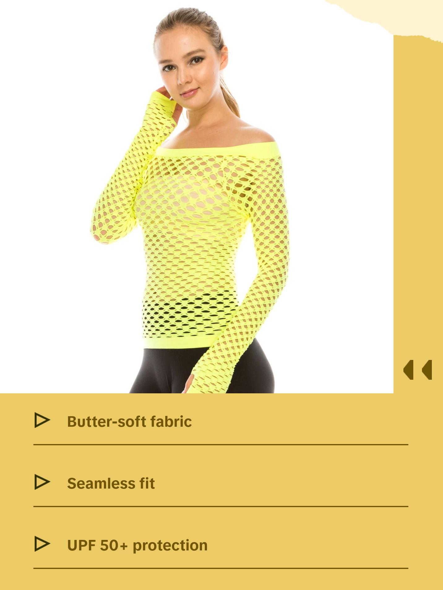 KURVE BUTTER SOFT FISHNET TOP ?€? STYLISH COMFORT REDEFINED