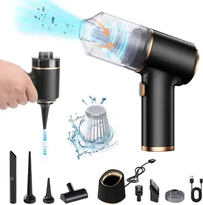 Car Vacuum Cleaner Handheld 5500Pa,4000mAh High Power Vacuum and Air Duster,Portable Mini Vacuum Dusts Buster with Charging,Portable Mini Car Vacuum Cleaner Powerful Portable car vacuum cleaner vacuum and air duster vacuum cleaner