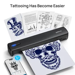 POLONO Portable Printer Wireless, D810 Bluethooth Thermal Printer Support for 8.5"x11" US Letter, Documents, Tattoo Paper POLONO Portable Printer Wireless, D810 Bluethooth Thermal Printer Support for 8.5"x11" US Letter, Documents, Tattoo Paper