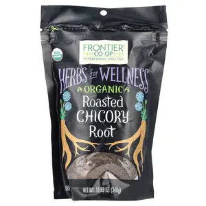Frontier Co-op Organic Roasted Chicory Root, 11.99 oz (340 g) Frontier Co-op Organic Roasted Chicory Root, 11.99 oz (340 g)