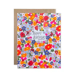 Martha's Garden Birthday Card