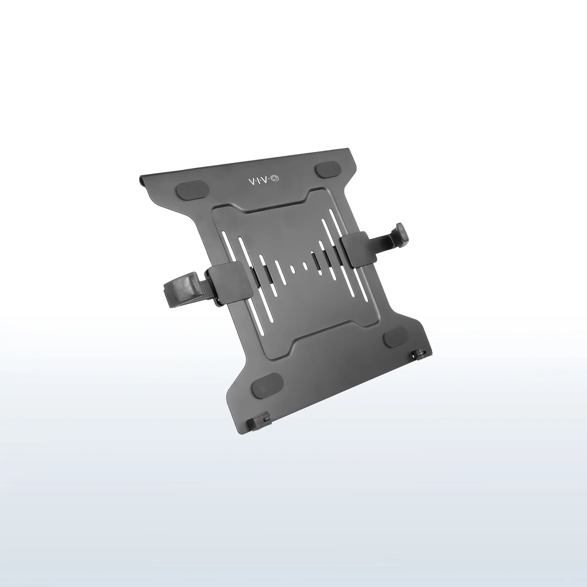 Laptop Holder with VESA Mounting - Supports 10" to 15.6" Laptops, Computer Accessory for Desk Setup, Supports Laptops