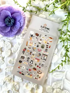 Suatelier vlog_cooking Stickers for Planner & Journals - Office Stationery Supplies