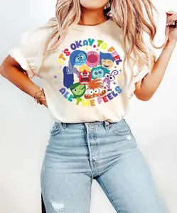 It's Okay To Feel All The Feels T-shirt, Therapy T-shirt, Teacher Shirt, Gift for Teacher, BCBA T-shirt, Speech Therapy Shirt