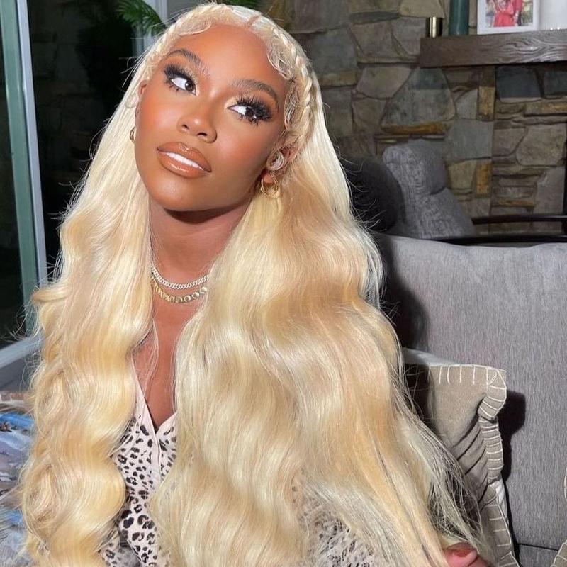 [Wig Clearance Sale] Suntuhair 100% Human Hair Wig 613 Lace Front Wig Human Hair Blonde 13X4 HD Transparent Lace Front Wigs Human Hair 180% Density Blonde 613 HD Straight Lace Frontal Wig Pre Plucked