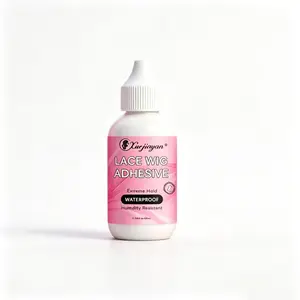 Lace Front Wig Glue, Waterproof Lace Frontal Glue for Wigs, Invisible Bonding Strong Hold Adhesive for Hair Replacement, Sweat-proof Transparent Wig Adhesive for Poly & Lace Systems