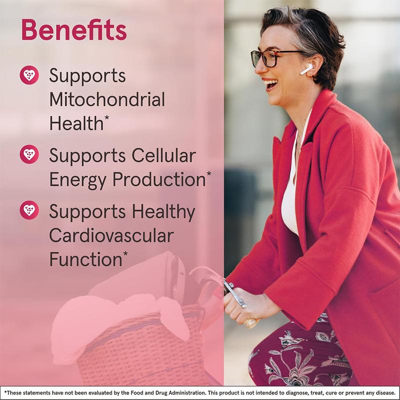 Jarrow Formulas CoQ10 200mg Softgels - 60 Day Supply, Ubiquinol Co Q 10 Supplement for Cardiovascular Health, 60 Softgels