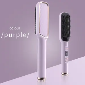 [Free shipping]Hair straightener,hair straightening comb,New product,anti-perm straightening comb, one comb to maintain your hair and detangle it Brush Smooth Traditional Comfort haircrimper revlon hairdryerbrush haircrimper thermal brush blowout brush
