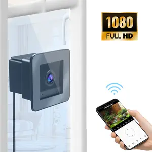 Window-mounted Camera, HD Camera, 2.4GHz WiFi, Smart Home Security Camera, Human Body Detection Alarm, Two-way Communication, Easy and Quick Installation, Essential for Home Apartment Security