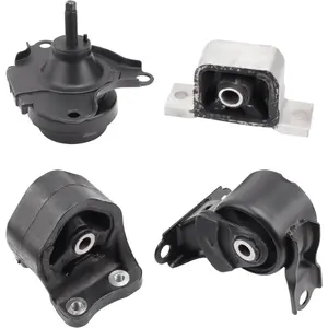 Set of 4 Engine Motor Mount Compatible with 2002-2006 CR-V 2.4L Auto Transmission Replacement for A4504 A6597 A6596 A4506