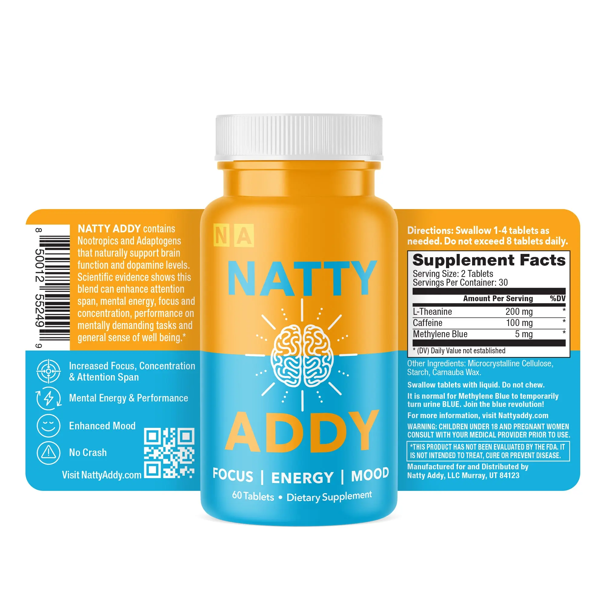 Natty Addy Brain Support Capsules for Focus and Clarity - TikTok Shop