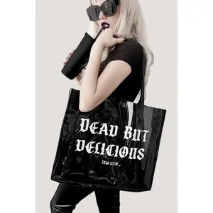 Dead but Delicious Oversized Jelly Tote Bag