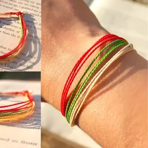 Venice Adjustable Wax String Bracelet