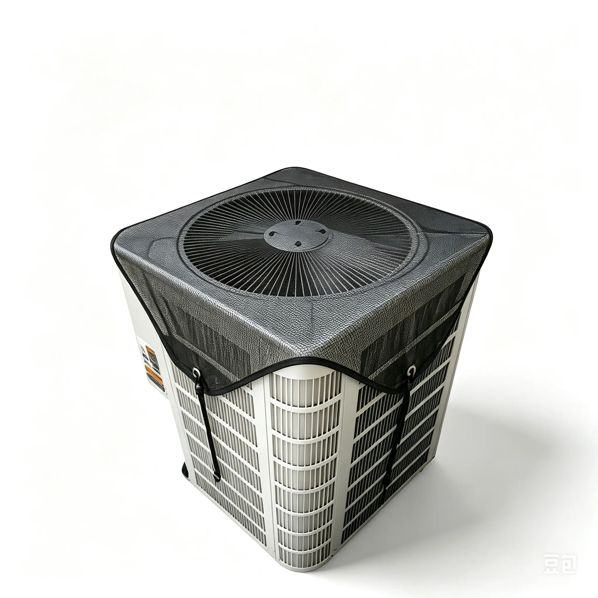 Universal All-Year Round Central Air Conditioning Outdoor Unit Cover, Breathable Mesh, Weather-Proof, Adjustable Buckle Strap, Detachable Top, Ac Protection Against Debris and Leaves (Home Care Dust Cover), Adjustable Strap, Debris Blockage