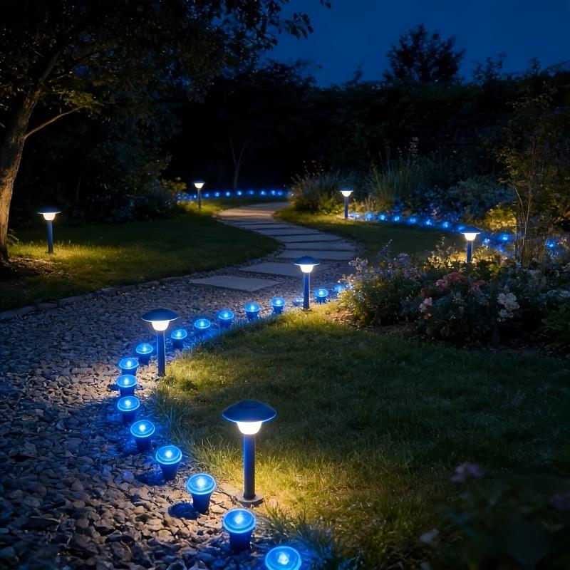 30 Pack Solar LED Pathway Lights, Waterproof Outdoor Garden Lights, Auto On/Off Landscape Lighting for Path, Walkway, Camping, Wedding & Holiday Decor 30 Pack Solar LED Pathway Lights, Waterproof Outdoor Garden Lights, Auto On/Off Landscape Lighting for Path, Walkway, Camping, Wedding & Holiday Decor