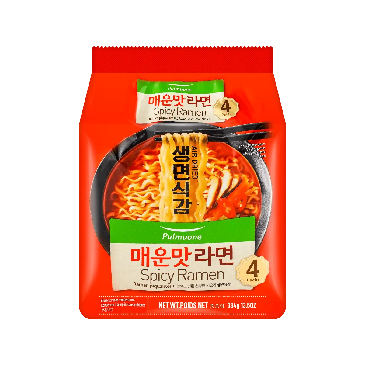 PULMUONE Spicy Japanese Ramen Noodle 384g
