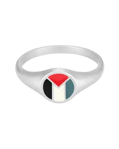 Pali Flag Signet Ring Silver