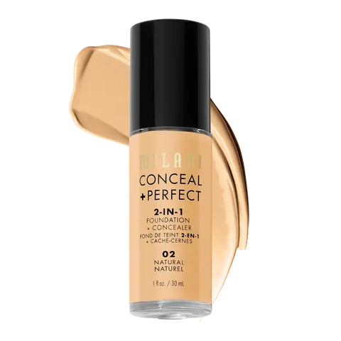 Milani Cosmetics Conceal + Perfect 2-In-1 Foundation and Concealer Medium to Full Coverage