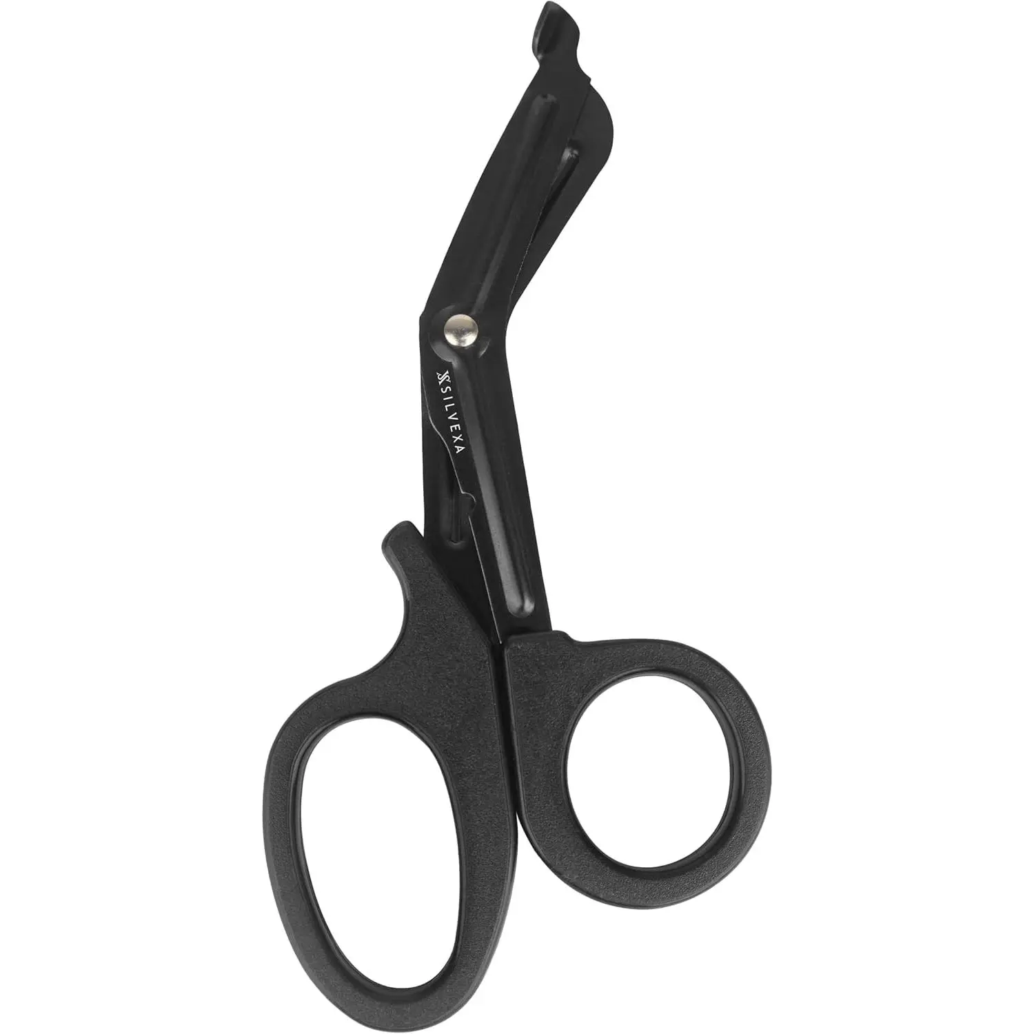Professional Trauma Shears – Stainless Steel Emergency Medical Shears with 7-Inch Blunt Tip for EMT, First Responders, Nurses, Military, and Outdoor Survival by (Plasma Black)