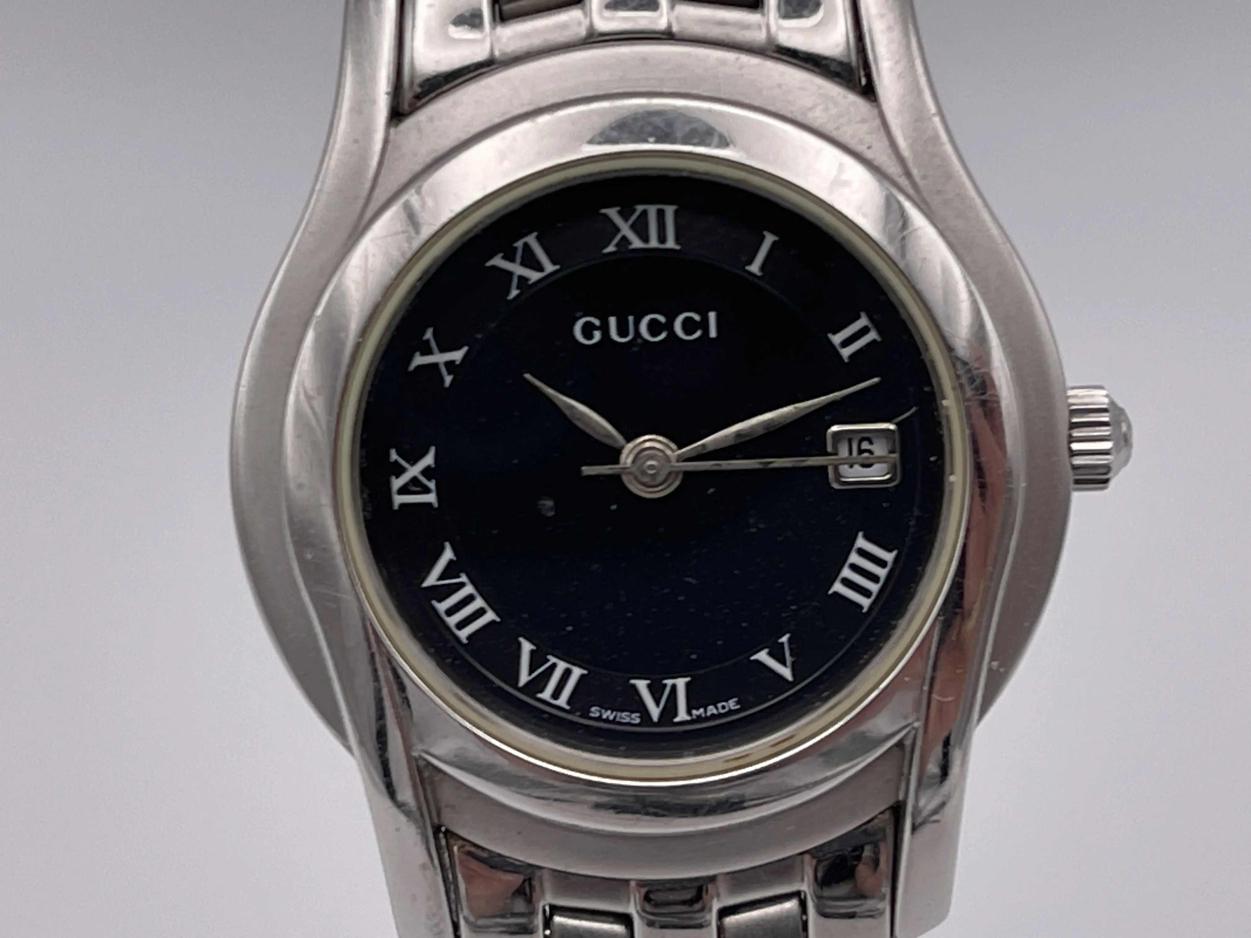 Gucci 5500L Quartz Black Dial Ladies' Watch (2260004927675)