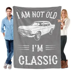 Gifts for Men, Funny Birthday Gifts for Him, Best Older Men Gift Ideas, Unique Gag Present for Elderly People Father Grandpa Dad Husband Uncle, Retirement Present for Man 60"X50" cooling Blankets
