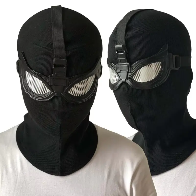 Peter Parker Mask Cosplay Superhero Stealth Suit Masks Helmet Halloween ...
