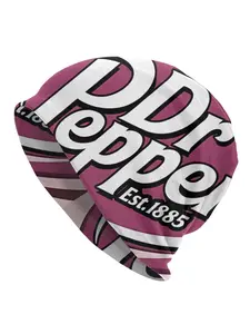 1PC Skullies Beanies Caps Dr Pepper Thin Graphic Hat Autumn Spring Bonnet Hats Men Women's Unisex Ski Cap
