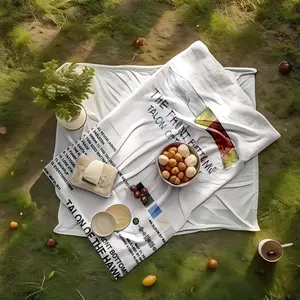 1 piece The Front Bottoms album "Talon of the Hawk" themed flannel blanket - Modern design flannel blanket, suitable for sofas and beds, all-season use, super soft and warm, digital printing, 100% polyester material, machine washable, suitable for