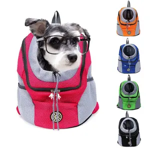 chest bag pet bag cat and dog backpack breathable out cat bag dog backpack Portable Hands-Free Pet Messenger Bag - Breathable and Comfortable for Dogs and Cats