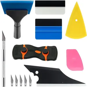 8 count  Window Tint Application Kit,  Glass Protective Film Installing Tool  Window Film  Automotive Film Scrapers Window Tint Tools