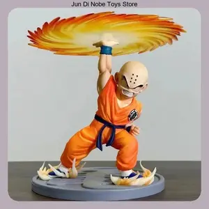 Krillin Dragon Ball Kienzan Anime Figure Statue Model 18cm, Desktop Decoration