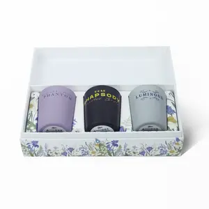 EDGAR Premium Aromatherapy Candle Gift Set – Rhapsody, Luminous and Phantom Scents, Soy Wax Scented Candles, Luxury Gift for Home and Mom Flowers Decor Decoration