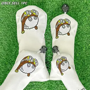 Vintage-Inspired Diver Fisherman Hybrid Golf Head Covers, Weather Resistant, Multi Layer Shock Absorbent, Perfect Gift for Golfers & Adventurers, Golf Accessory