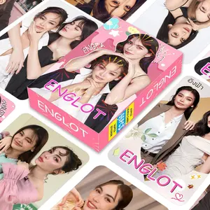 96 Pcs/Set Thai Girl Group Englot Lomo Card Engfa,Charlotte Star Characters 3 Inches HD Photocard Stickers Cosplay Gift