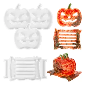 Resiners Pumpkin Coaster Resin Molds
