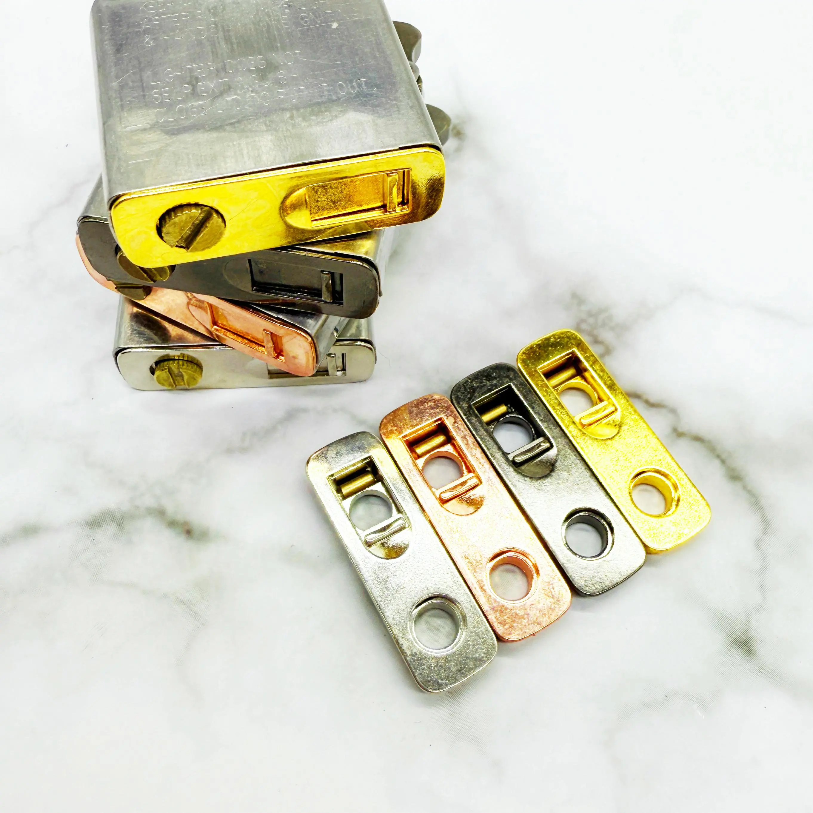 New Generation 3 lighter metal seal gasket kit — compatible with lighters and zip closures; prevents fuel evaporation; extends fuel life; replacement parts include a metal insert, cotton pad, and flint slot.