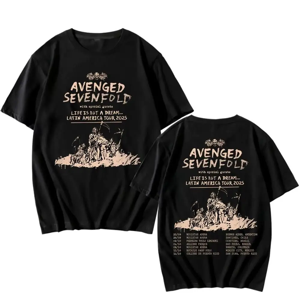 Avenged Sevenfold Life Is But A Dream Latin America Tour 2025 Graphic T-Shirt
