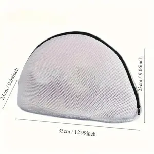 Premium Shoe Laundry Bag with Durable Zipper Closure​ – Fine Mesh Material Allows Water Flow, Protects Shoe Shape & Color, Prevents Snags on Other Laundry, Perfect for Machine Washing