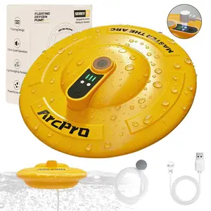 Arcpro Live Bait Aerator Oxygen IPX7 Waterproof Pump Portable Lightweight Adjustable 3 Speed Air Pump with Magnetic Charging 14h Runtime for Outdoor Fishing Power Outage and Fish Transportation