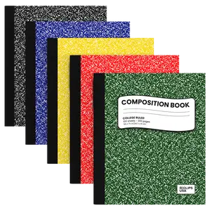 Composition Notebook - Assorted Marble Colors, College-ruled, 7.5 X 9.8 Inches, 100 Sheets