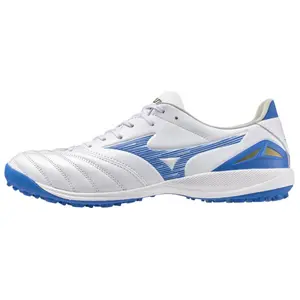 Mizuno Morelia Neo IV PRO AS Men's White-Blue Football Shoes for Comfort, Traction, and Durability Trending Shoes, House White Official Shoes to Get / Maison Mihara