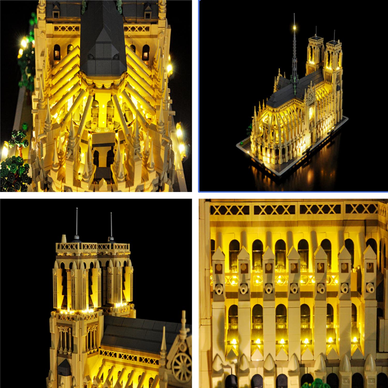 LYBMTWF LED Lighting Kit for lego Notre-Dame (21061) — (Blocks Not Included). A specialized lighting component designed to showcase and illuminate your creative building block model—an excellent choice for birthday and holiday gifting. LYBMTWF LED Lighting Kit for lego Notre-Dame (21061) — (Blocks Not Included). A specialized lighting component designed to showcase and illuminate your creative building block model—an excellent choice for birthday and holiday gifting.
