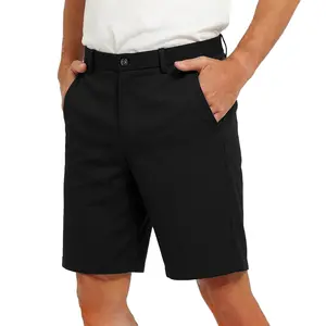 Men’s Fashion 9″ Golf Work Shorts – Stretch Waistband, Quick-Dry Fit, Hiking/Casual/Business Dress, Athletic, Lightweight Pants #SpringFresh
