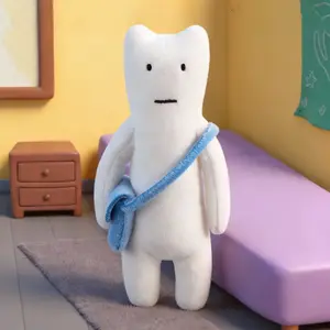 MINISO Stretch Cat Plush Doll, Cute Stuffed Toy & Bag Charm Pendant, Soft and Adorable Design, Perfect Decor for Bags and Rooms, Ideal Sweet Gift for Friends, Besties and Anime Lovers