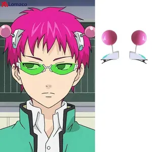 Saiki Kusuo Cosplay Headwear Hairpins Hairclips Anime The Disastrous Life of PSI Saiki K. Cosplay Props Accessories