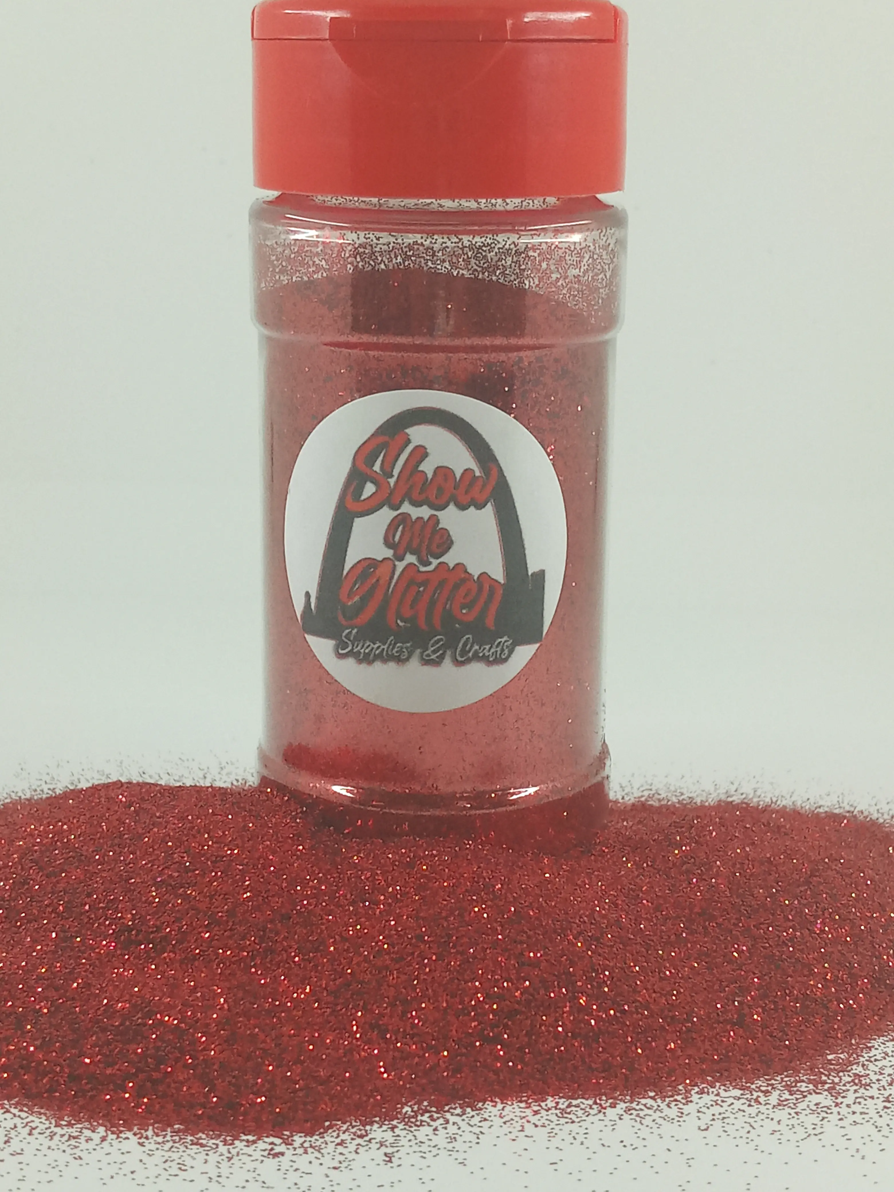 Fine Red  Glitter 1 oz Resealable Bag for Crafting Projects High-Quality Vibrant Glitter for Tumblers Resin Art Card Making Sparkle DIY Décor