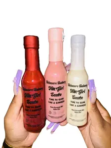 The Skincare Bakery Hot Girl Body Oil - Valentine's Day Edition,  Extra Glittery, Hydrating Formula with Jojoba & Sunflower Oils, Pomegranate Fragrance