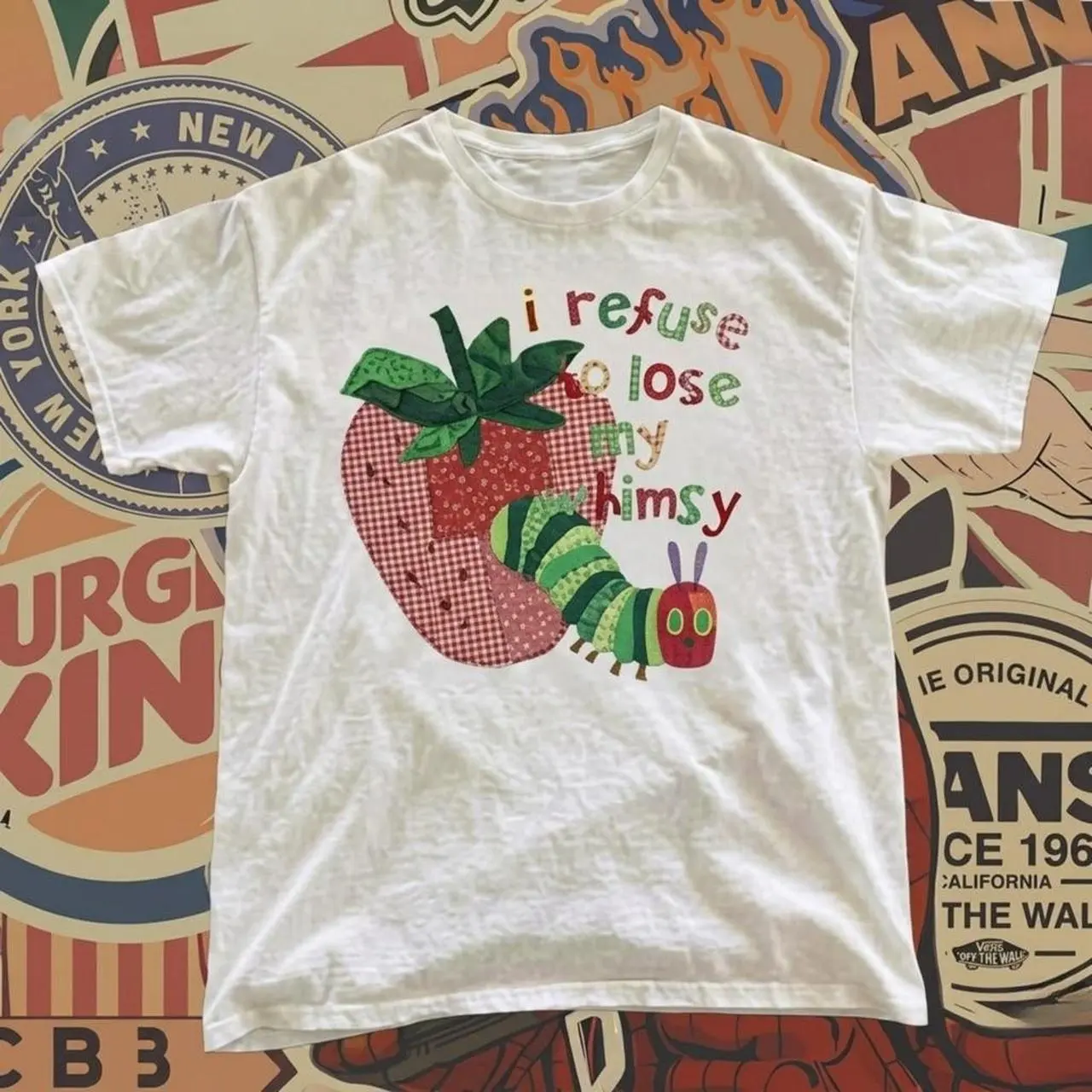 The Very Hungry Caterpillar white cotton t-shirt